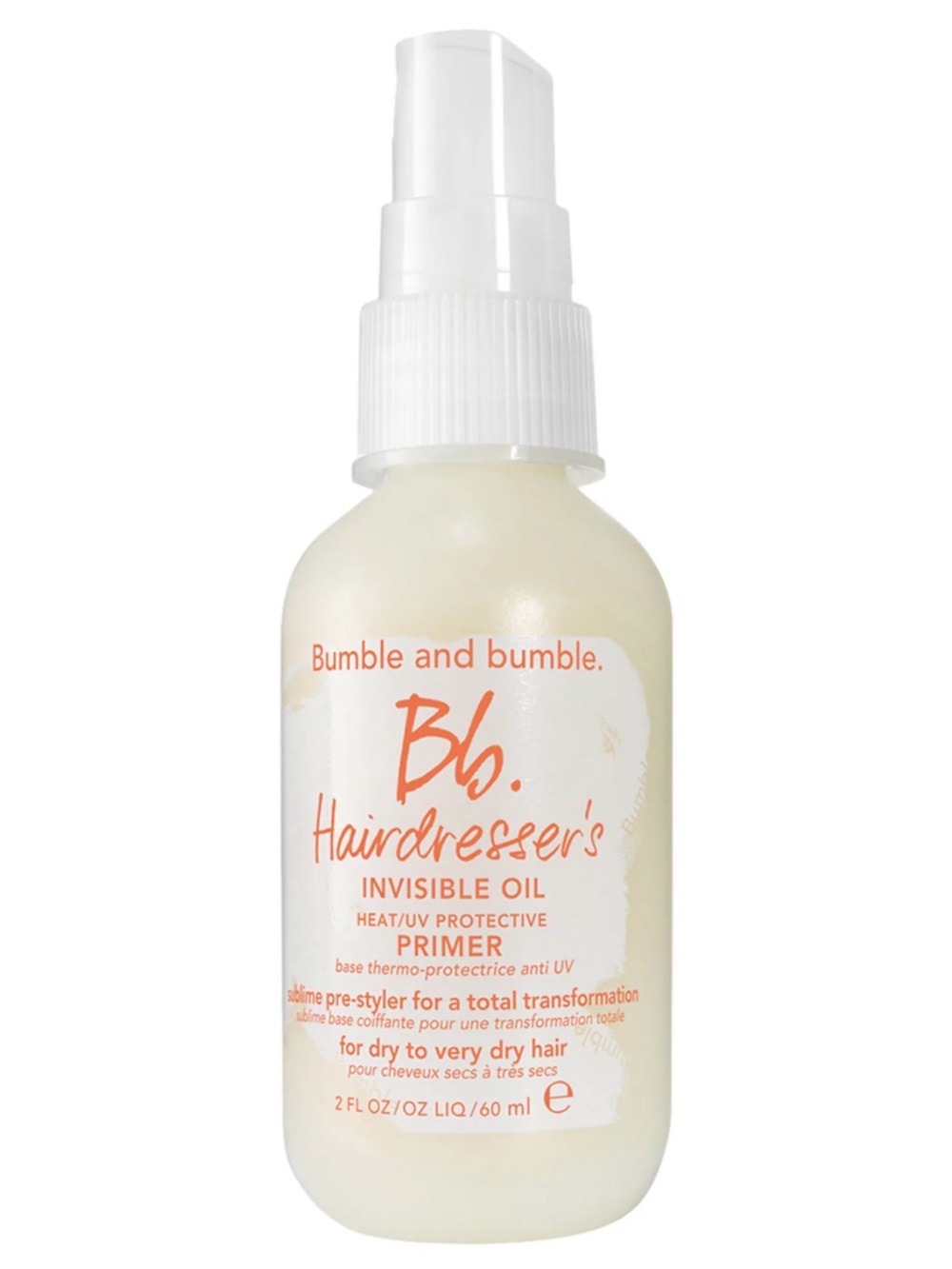 Bumble and bumble Invisible Oil Primer - White Bottle with Orange Label
